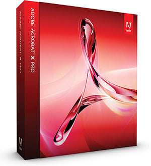 Adobe Acrobat 10 Pro - Permanent version - No Subscription needed